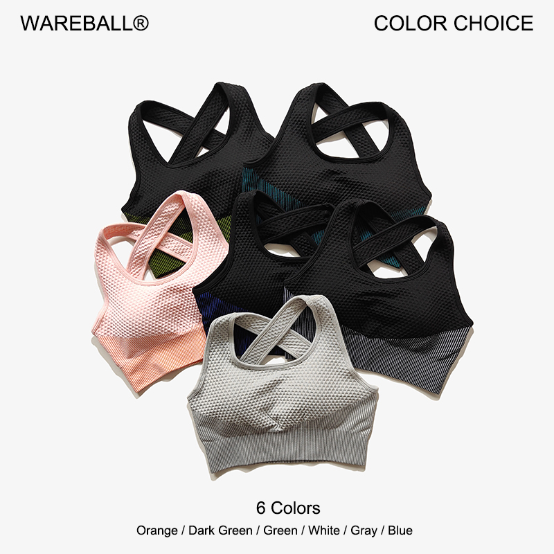 Yoga Fitness Body - WAREBALL 6 renkler Yoga spor sütyeni