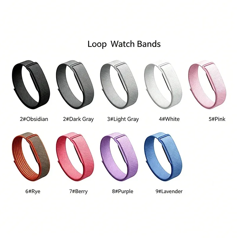 Fitness Tracker Band - Spor Naylon Örgülü Saat Kayışı Google