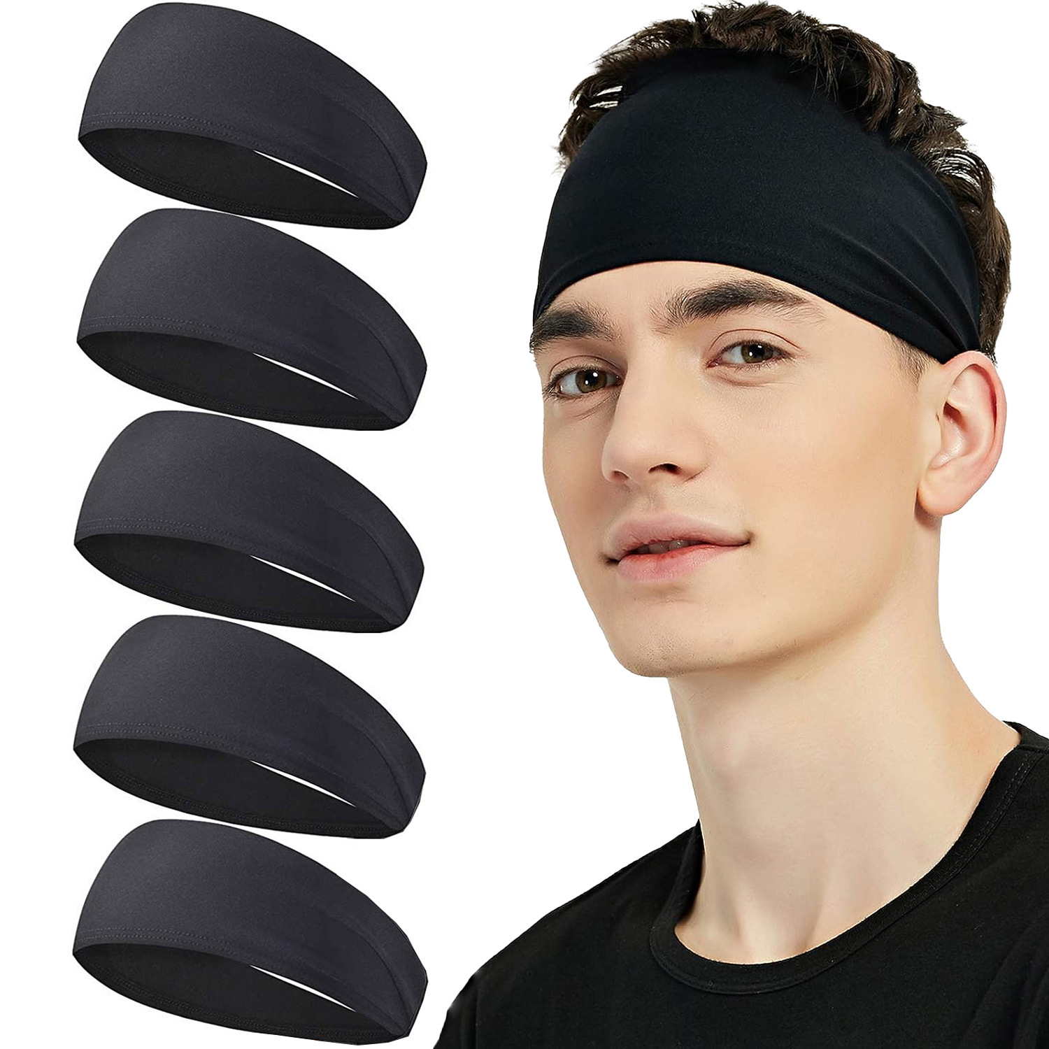 Stretch Strap Yoga - Erkekler kadınlar için ter bandı elastik