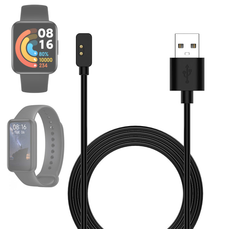 Fitness Tracker Band - Smartwatch dock şarj adaptörü Smartband USB