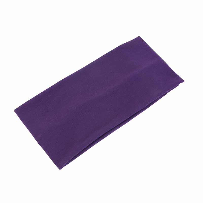 Stretch Strap Yoga - Düz Renk Unisex Kafa Bandı Elastik