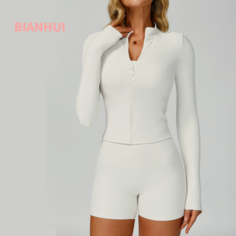 BIANHUI Dişli Standı Yaka Slim - Yoga Fitness Jacket incelemesi ve fiyatı