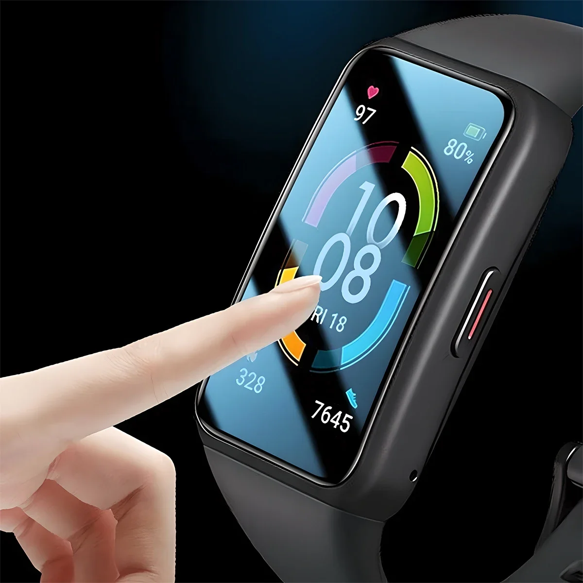9D Kavisli Temperli Cam Huawei - Fitness Tracker Band incelemesi ve fiyatı