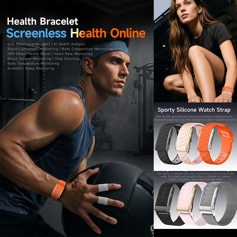 Yeni Ekranlı Olmayan Akıllı Sa - Fitness Tracker Band incelemesi ve fiyatı
